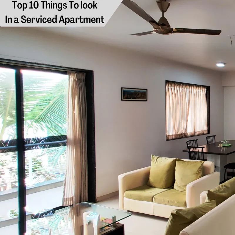 things you should look in service apartment